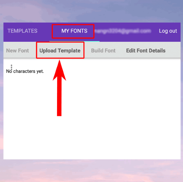 Chọn “MY FONTS” 
