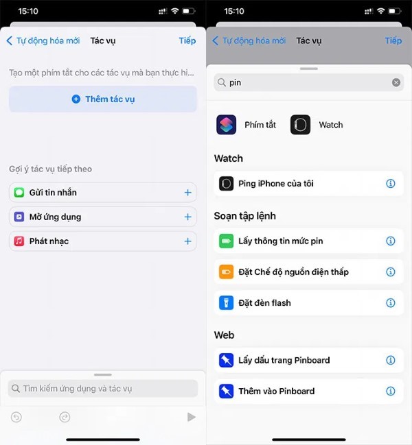 Chọn Đặt Chế độ nguồn điện thấp