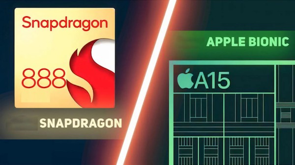 So sánh chip Snapdragon 888 và chip A15