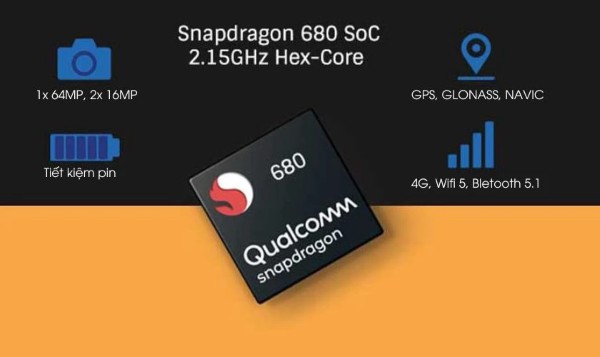 Snapdragon 680 sở hữu hiệu năng ổn định