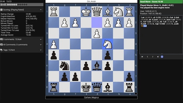 Nền tảng game cờ vua Chesstempo 