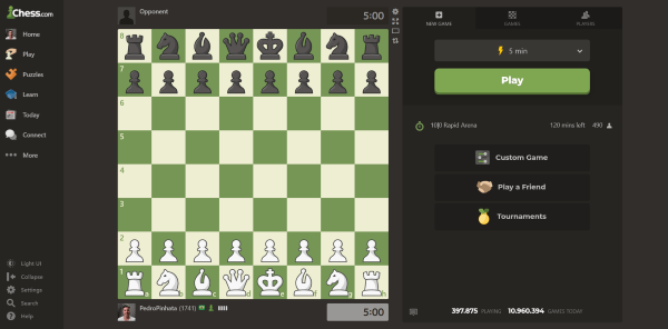 Nền tảng game Chess.com