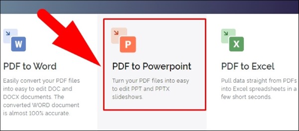 Chọn PDF to PowerPoint 