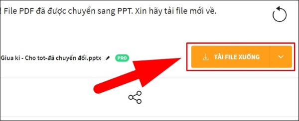 Nhấn TẢI FILE XUỐNG