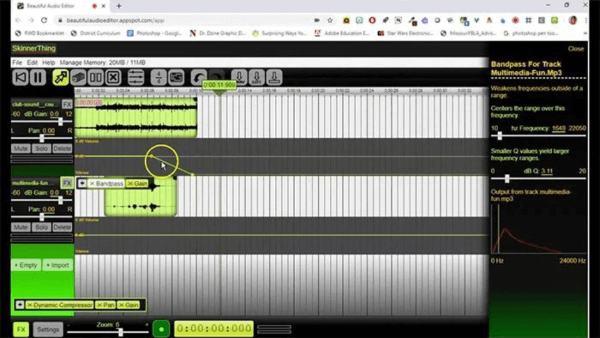 Công cụ Beautiful Audio Editor 