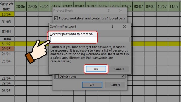Xác nhận lại mật khẩu