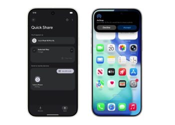 Điện thoại Android có thể AirDrop sang iPhone