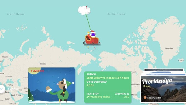 Những lý do game Google theo chân ông già Noel được yêu thích