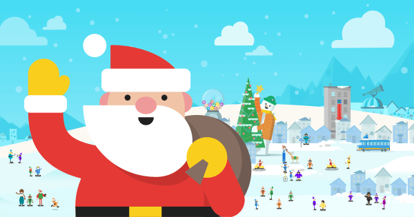 Santa Tracker được  tạo ra bởi Google
