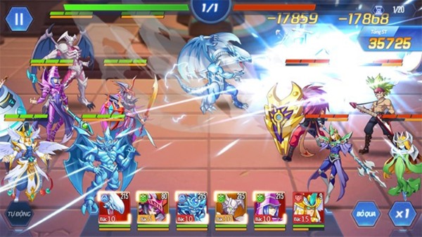 Game YugiOh mang phong cách chiến đấu theo lượt