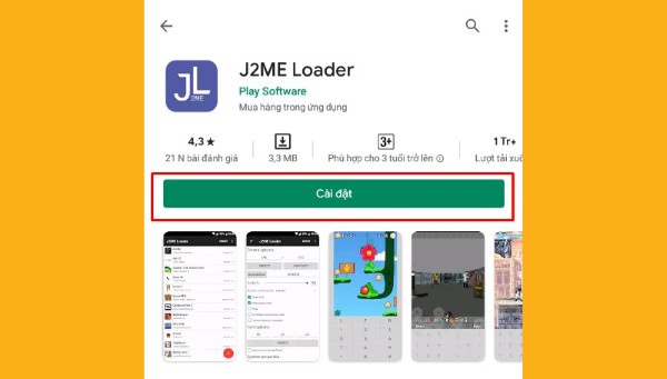 Nhấn “Cài đặt” để tải và cài ứng dụng
