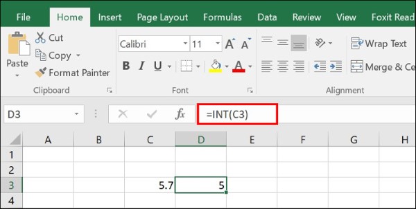 Nhấn chọn ô chứa giá trị