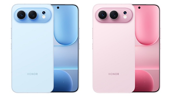 Hình ảnh chính thức HONOR 500 màu Aquamarine và màu Starlight Pink