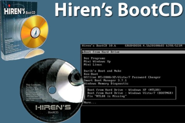 Hiren’s Boot có khả năng quản lý phân vùng ổ cứng