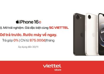 iPhone 16e, bật tốc độ, mở trải nghiệm, giá đặc biệt cùng 5G Viettel