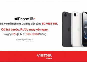 trợ giá iPhone 16e khi mua kèm gói cước 5G Viettel