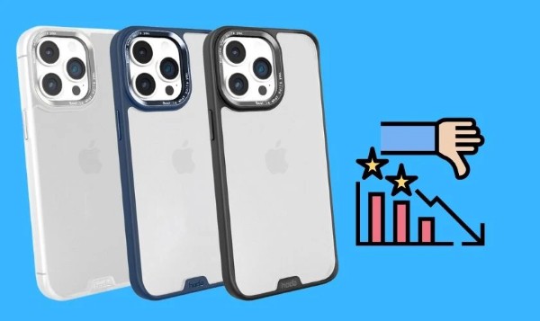 Do dùng ốp lưng, kính cường lực kém chất lượng