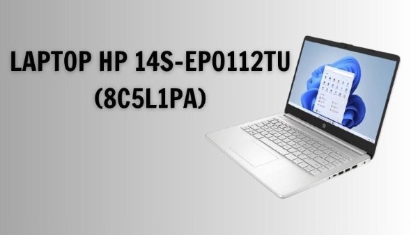 Laptop HP 14-ep0112TU i5-1335U/16G/512GSSD/14.0FHD (8C5L1PA)