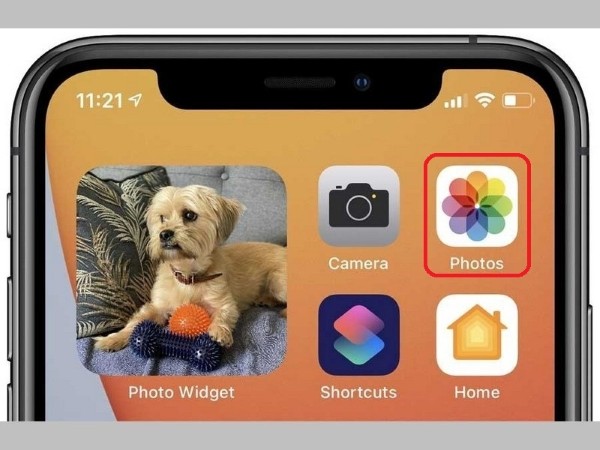 Mở Photos để xem ảnh