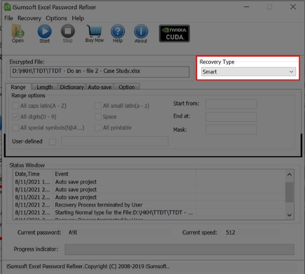 Chọn Smart nếu mật khẩu phức tạp và không nhớ gì