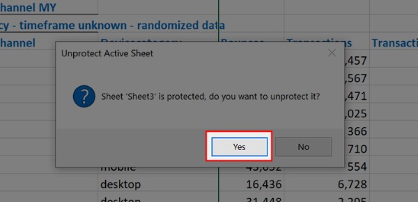 Nhấn chọn Yes