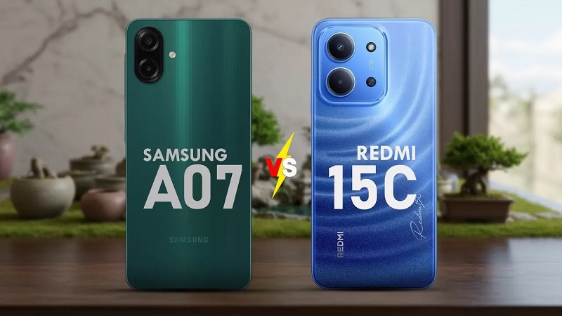 Nên mua Galaxy A07 hay Redmi 15C