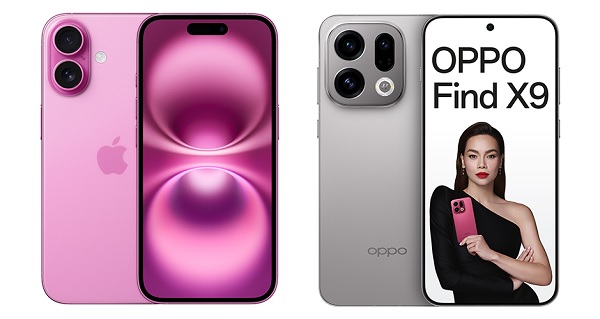 Nên mua iPhone 16 hay OPPO Find X9?