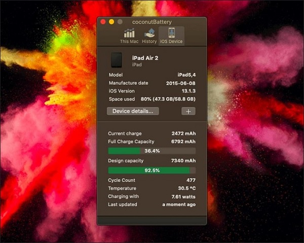 Pin bị chai cũng khiến cho iPad bị tụt pin nhanh hơn