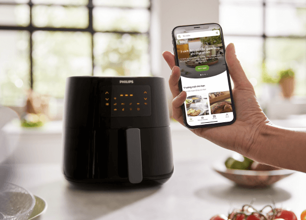 Các dòng nồi chiên không dầu Philips được tích hợp nhiều tính năng thông minh 
