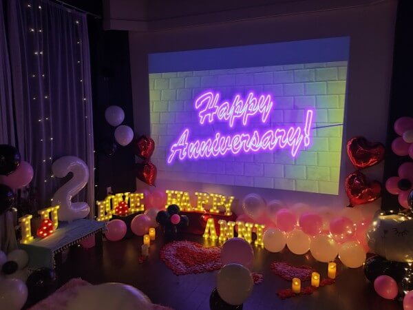 Rạp chiếu mini Cinebox & Couple Event Zone7