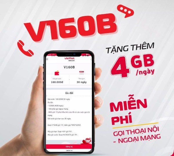 Các gói cước nhóm V gồm combo gọi và Data