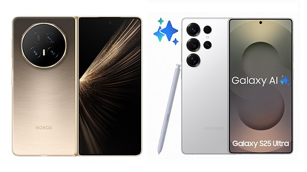 So sánh HONOR Magic V5 và Samsung Galaxy S25 Ultra