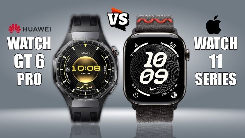 Giới thiệu Huawei Watch GT 6 Pro và Apple Watch Series 11