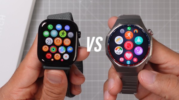So sánh màn hình Huawei Watch GT 6 Pro vs Apple Watch Series 11