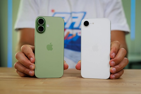 So sánh iPhone 17 và iPhone 16e về thiết kế