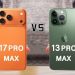So sánh iPhone 17 Pro Max và 13 Pro Max