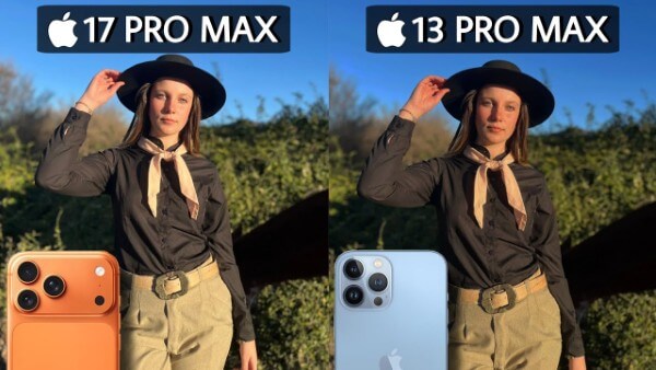 So sánh camera iPhone 17 Pro Max và 13 Pro Max