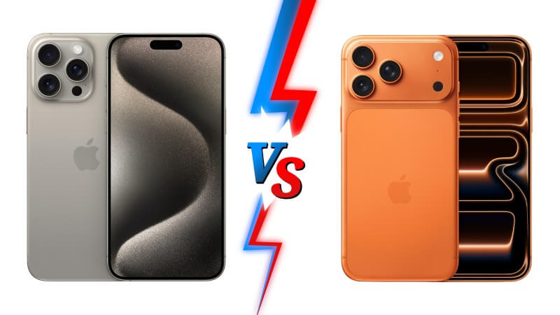 So sánh thiết kế iPhone 17 Pro Max và iPhone 15 Pro Max