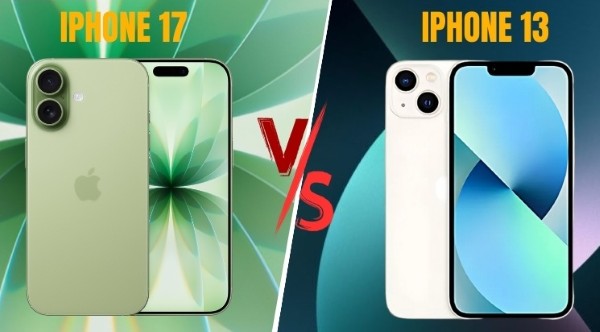 So sánh màn hình iPhone 17 và iPhone 13 