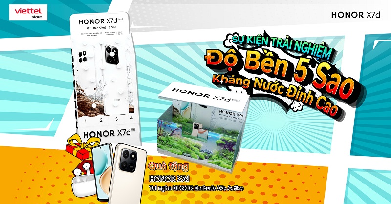 Sự kiện trải nghiệm HONOR X7d