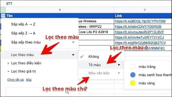 Chọn Lọc theo màu → Chọn màu nền 