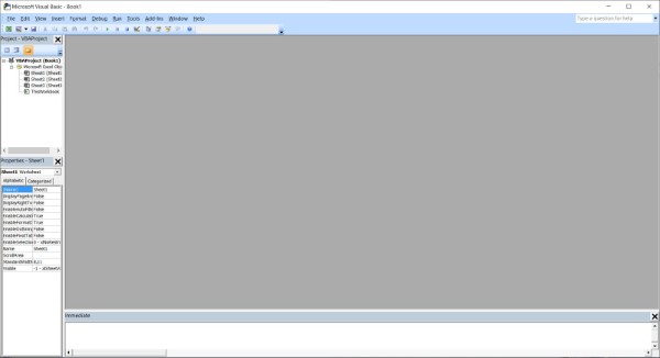 Mở Visual Basic Editor