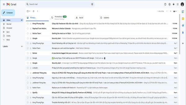 Mở và đăng nhập Gmail trên máy tính