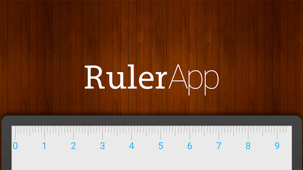 Ruler App dùng để đo kích thước vật thể trên màn hình thiết bị di động