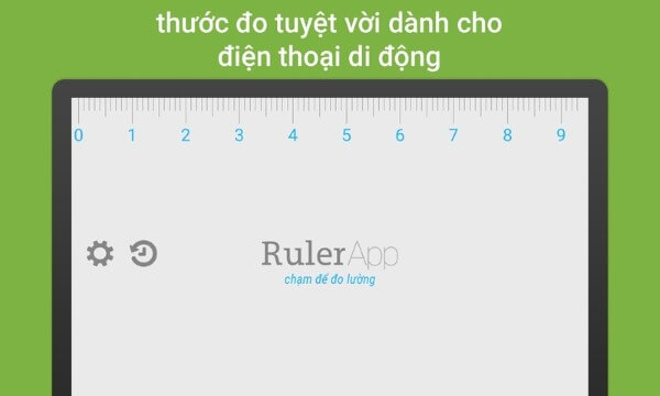 Ruler App có khả năng tương thích rộng