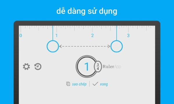 Việc sử dụng thước đo Ruler App trên điện thoại đem lại nhiều lợi ích