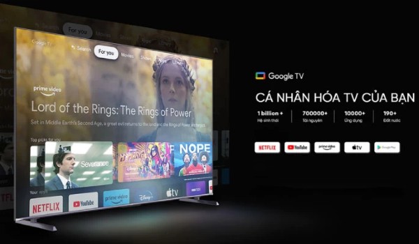 Coocaa hỗ trợ các ứng dụng giải trí và điều khiển thông minh