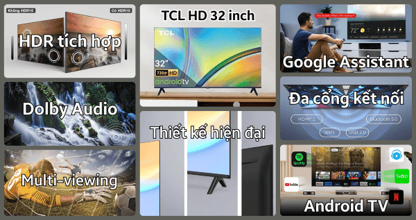 Tivi TCL 32 inch đáng đầu tư tại phân khúc phổ thông