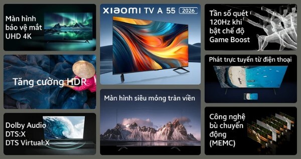Xiaomi 55A 2026 UHD 55 inch 