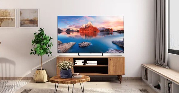 Tivi Xiaomi 75 inch với kích thước lớn, thiết kế sang trọng và hình ảnh rõ nét